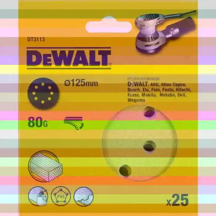 Dewalt — шлифовальный круг dewalt dt3136-qz 150 мм 25 шт