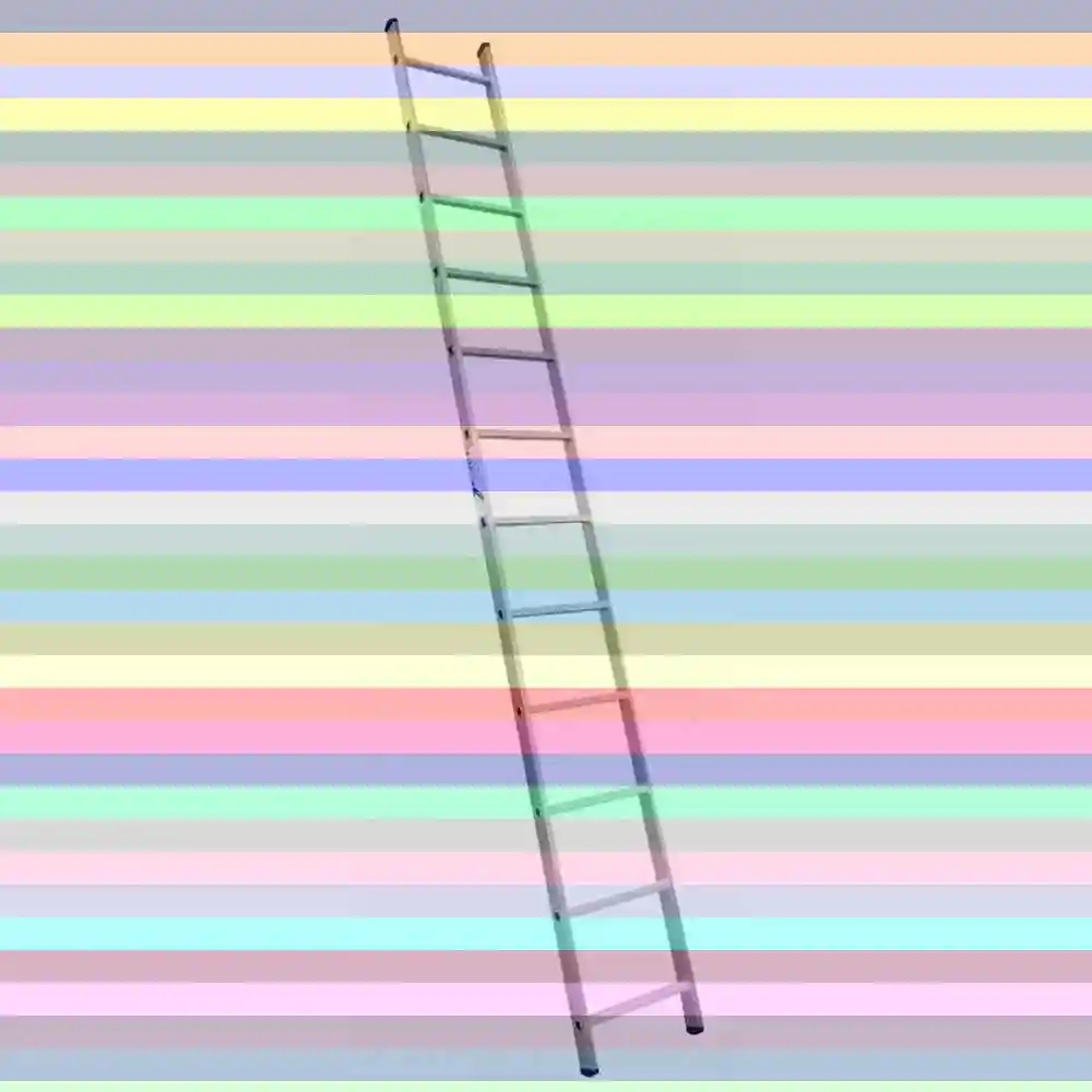 Лестница стремянка трехсекционная — лестница алюмет