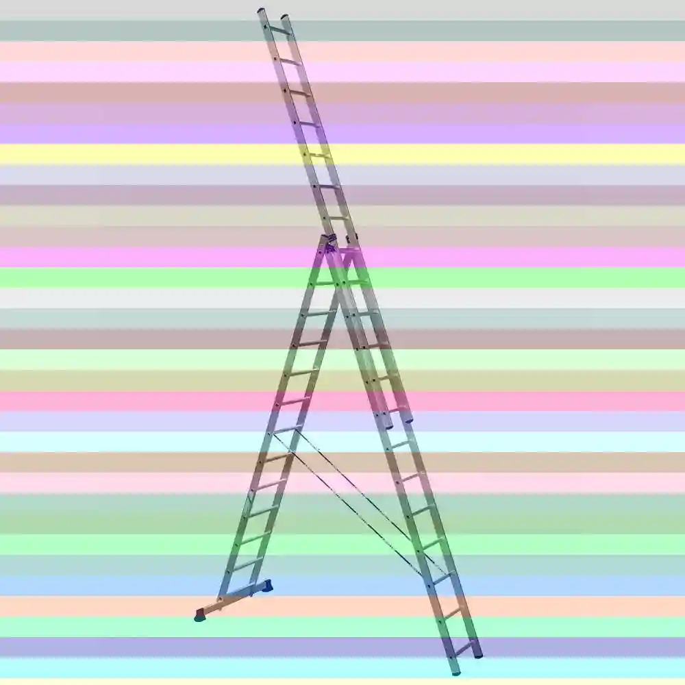 Лестница стремянка алюминиевая — лестница стремянка трехсекционная