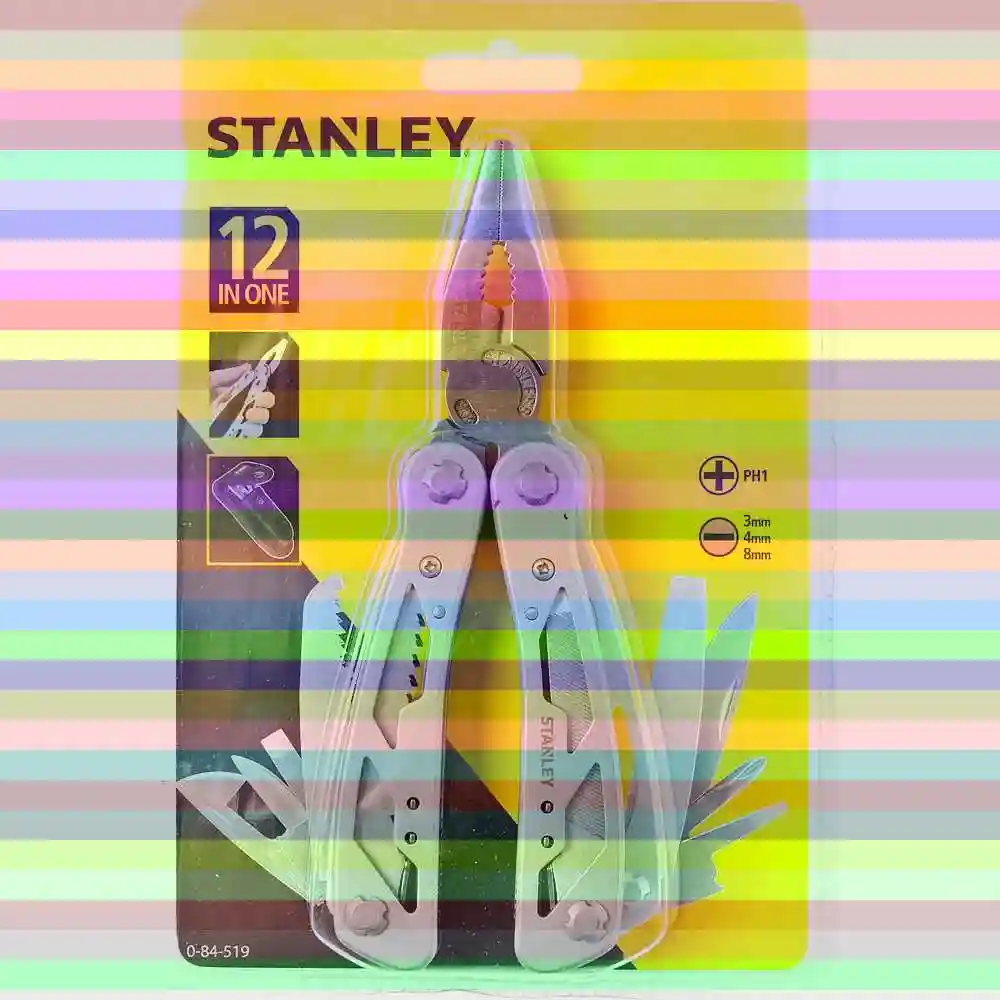 Мультитул stanley 0-84-519 — мультитул stanley 0-84-519 (12 функций) с чехлом