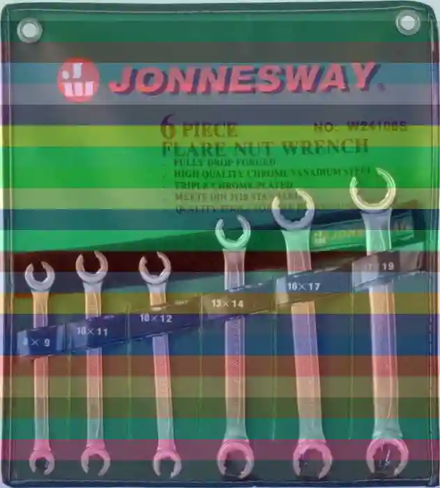 Набор ключей разрезных jonnesway w24106s — набор ключей накидных
