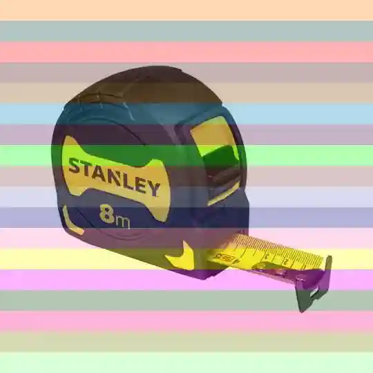 Stanley рулетка grip tape 3м — рулетка stanley "grip tape" 3м x 19мм 33559