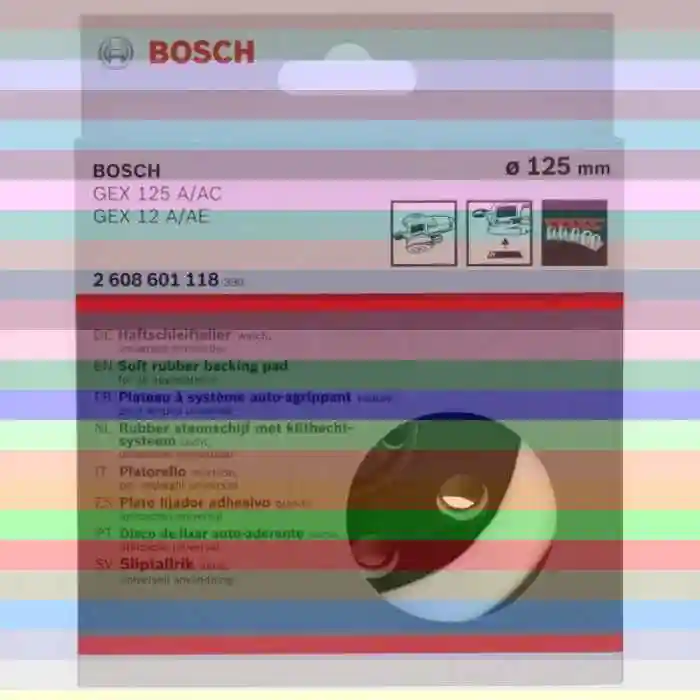 Опорные тарелки для бош gex 125 — Bosch 2608601115 шлифовальная тарелка средняя 150мм gex