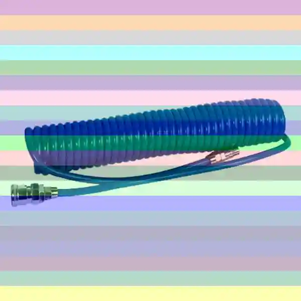 Шланг воздушный спиральный полиуретановый 8х12 мм 15 м nordberg hs0815pu — шланг спиральный 20бар