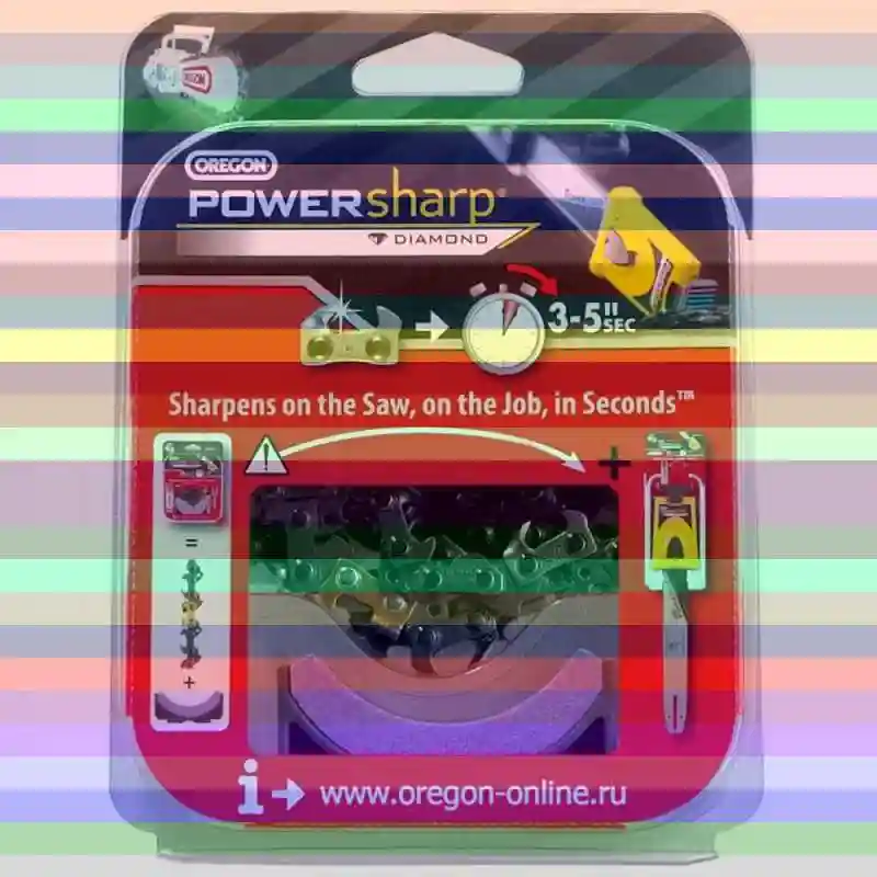 Пильная цепь powersharp — Набор заточной oregon powersharp 3/8". 1.3. 50зв (stihl) цепь+камень